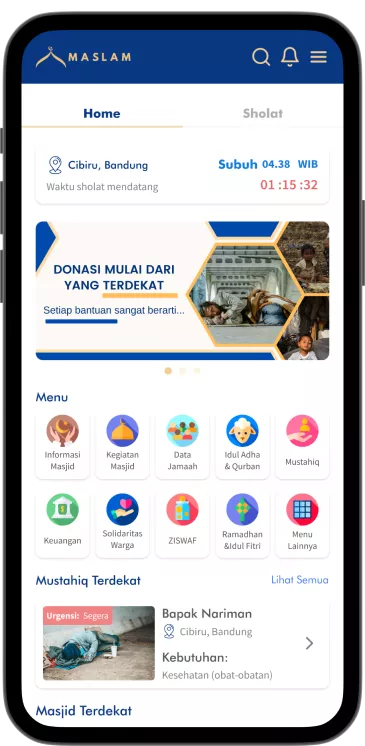 MASLAM APPSDigitalisasi Masjid