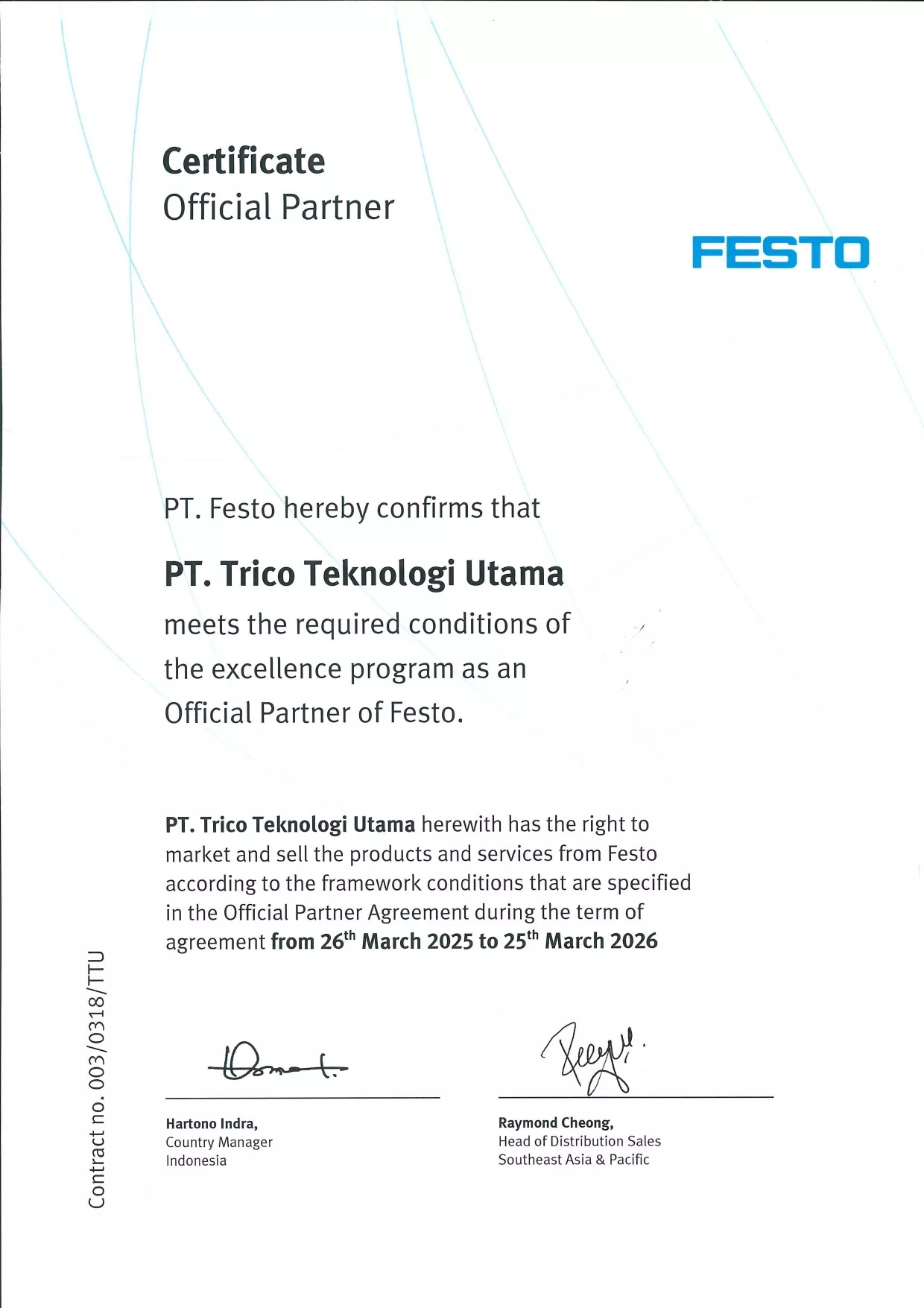 official partner since 2018